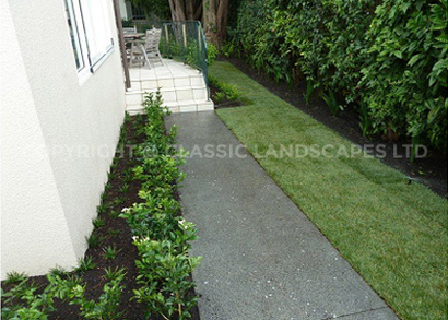 Garden edging Auckland paths garden edges cobblestone ...